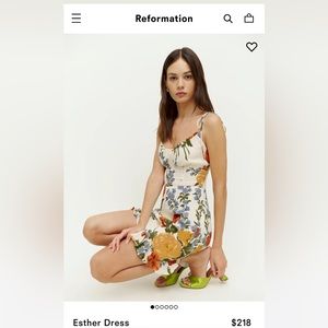 Reformation Flower Esther Dress